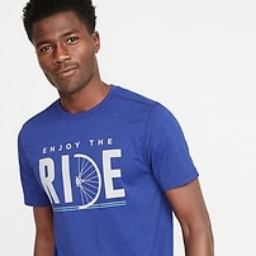 Graphic Go-Dry Performance Tee for Men